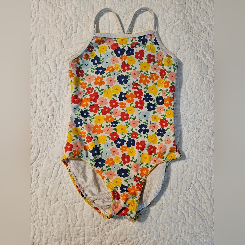 Hanna Andersson Kids Swim One Piece - Colorful Floral